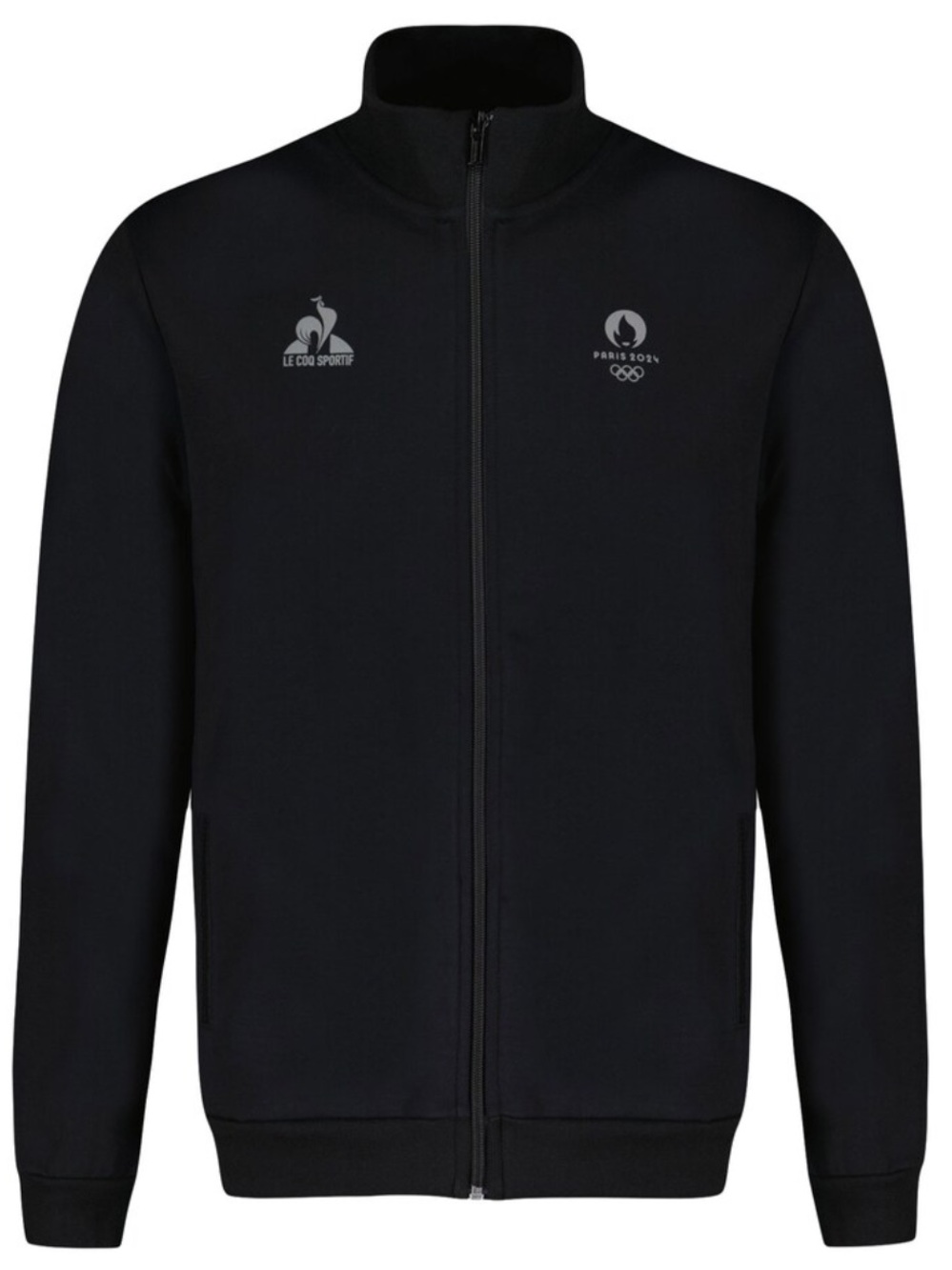 Le Coq Sportif Paris 2024 Olympics Full Zip jacket in Black Size Small